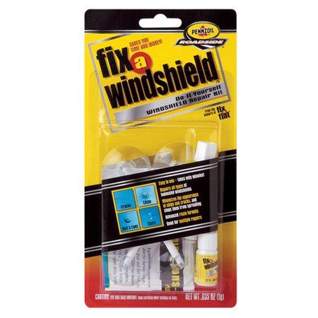 fix a flat windshield repair kit