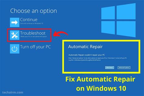 fix windows 10 repair loop