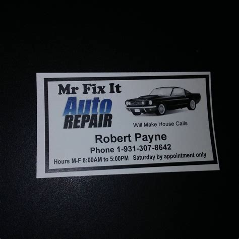 mr fix it auto repair