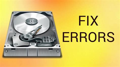 repair and fix hard drive and disk errors