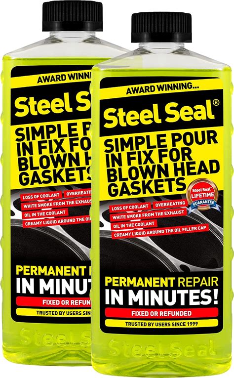 steel seal blown head gasket fix repair sealer