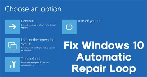 windows 10 repair loop fix